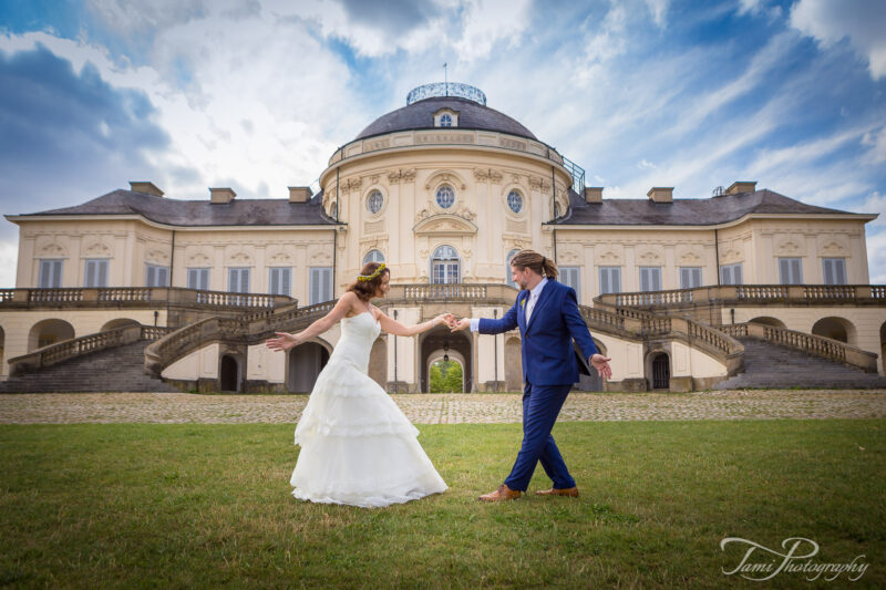 Hochzeitsfotografie am Schloss Solitude